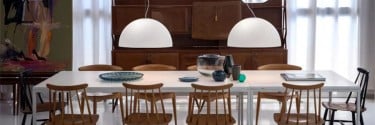 Diseños destacados de Vico Magistretti: Lámpara de mesa Atollo